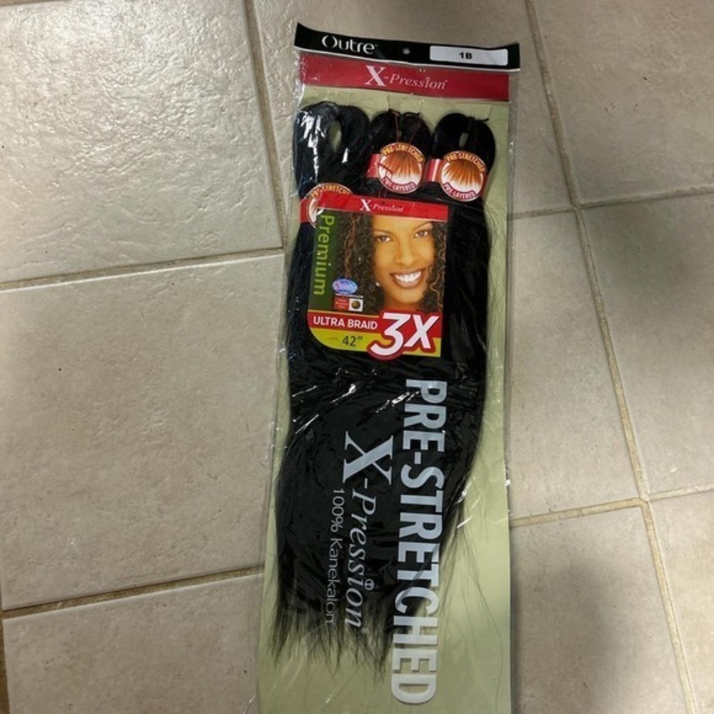 3X Pressed Ultra Braided Hair Extensions - 20 inches‎ long, 10 piece